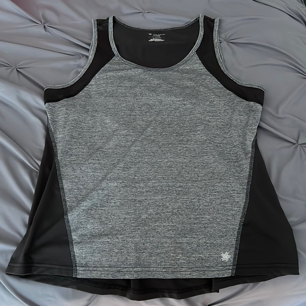 Gray Workout Tank Top